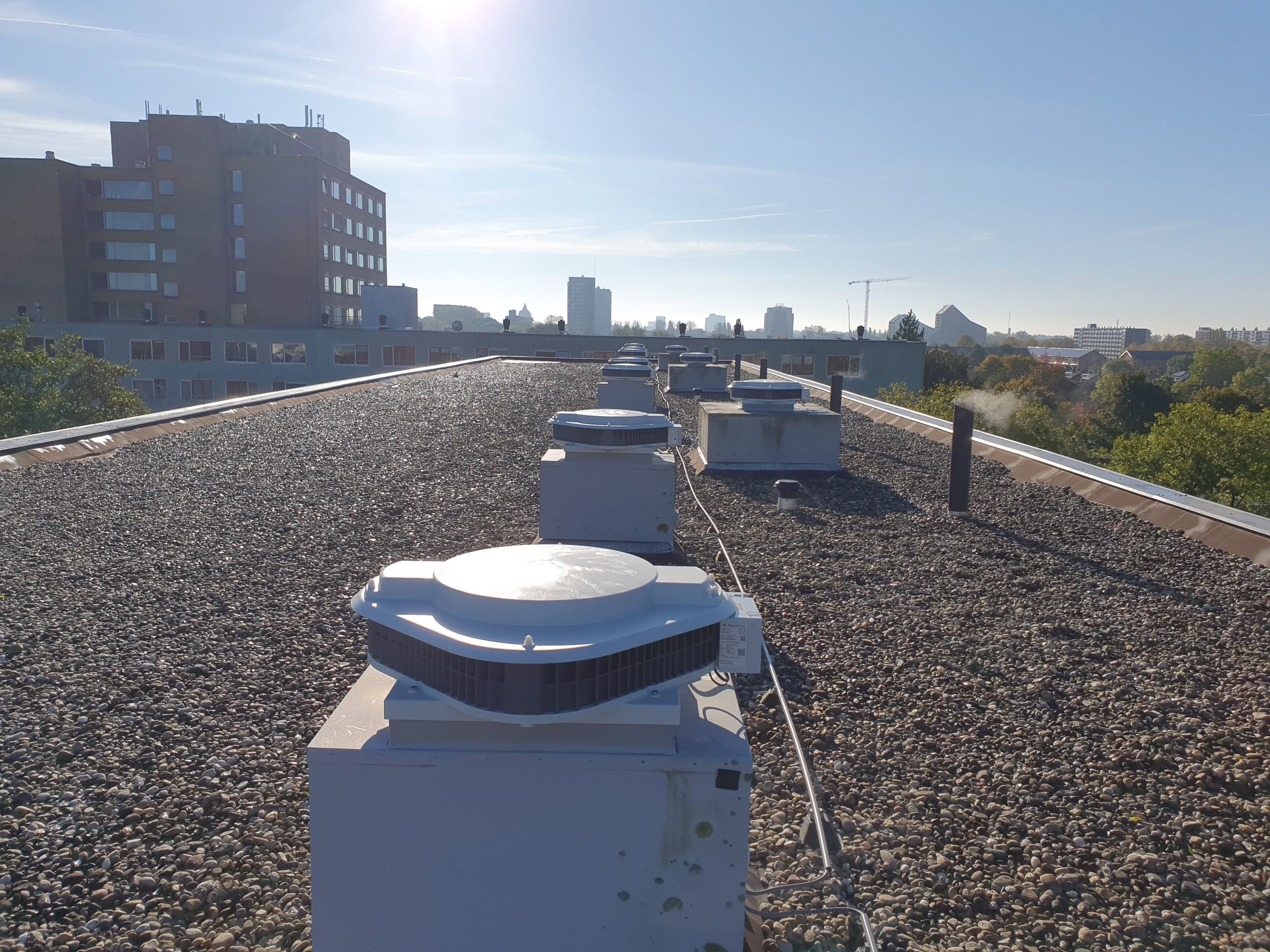 Ventilatietechniek ventilatieservice Groningen dakventilatoren vervangen.